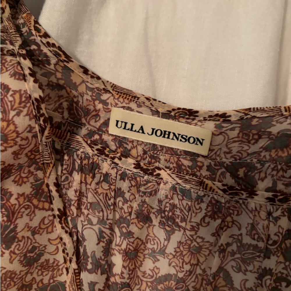 Ulla Johnson Paisley Silk Dress - Size S